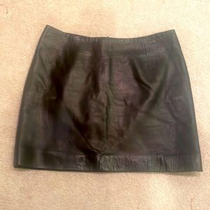 Ralph Lauren Leather skirt size 6